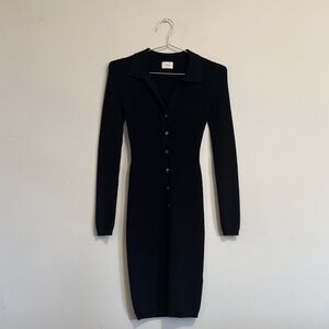 Wilfred Black Long Sleeve Dress